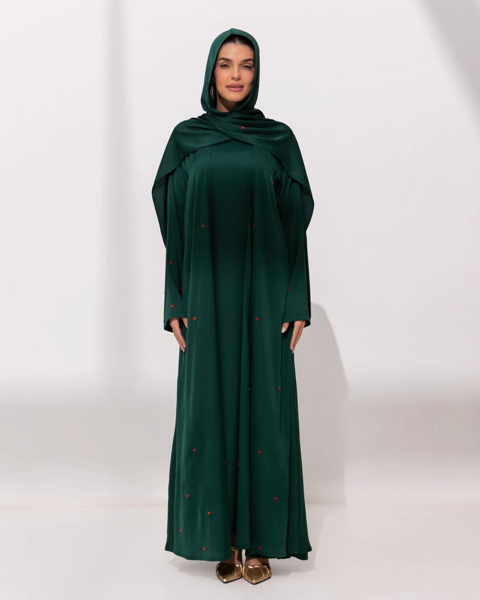 Forest Green Abaya