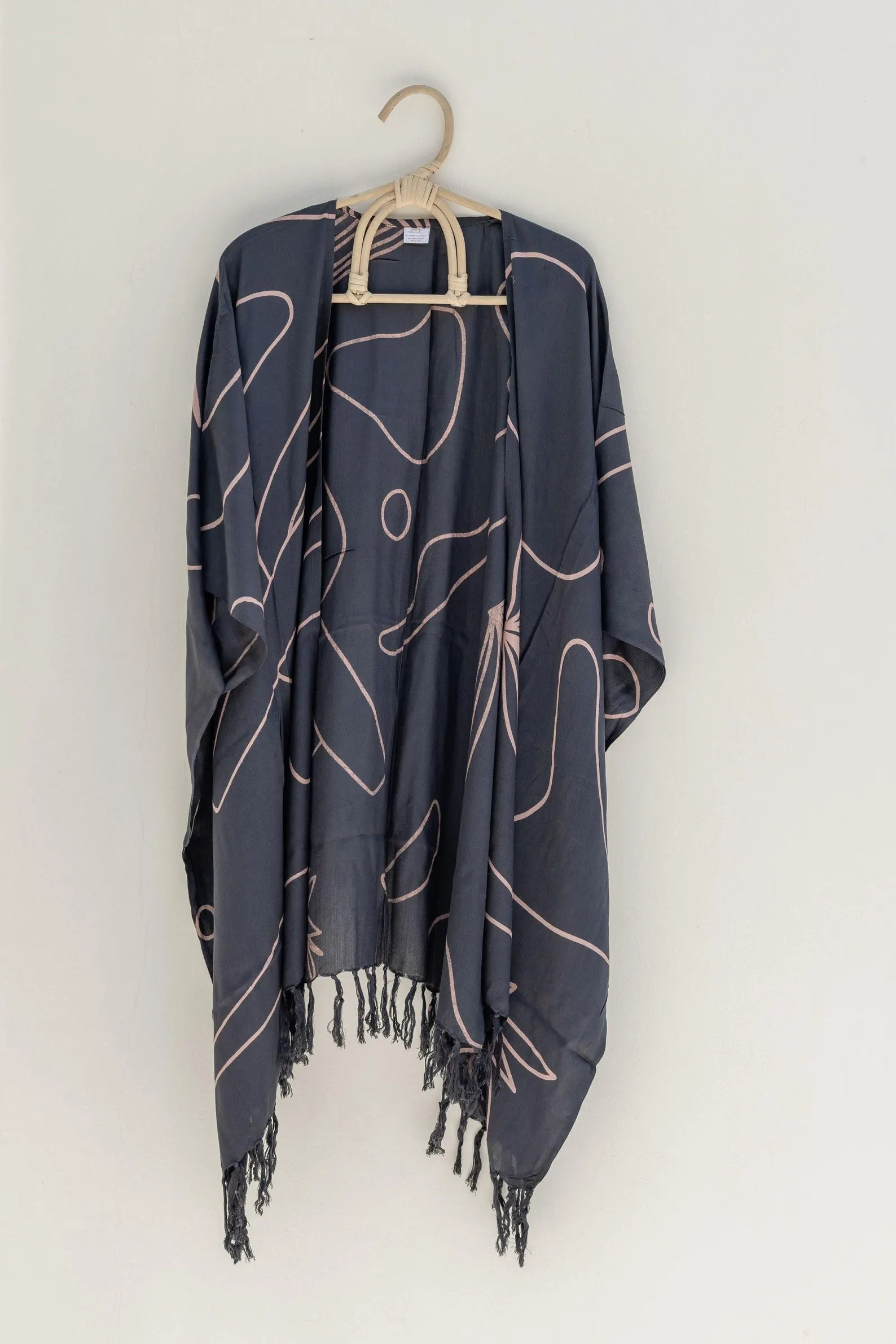 Charcoal Modern Kimono